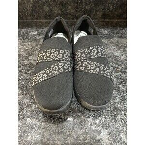 Clarks Cloudsteppers Washable Knit Slip-Ons Adella Stride Black Size 10 Casual